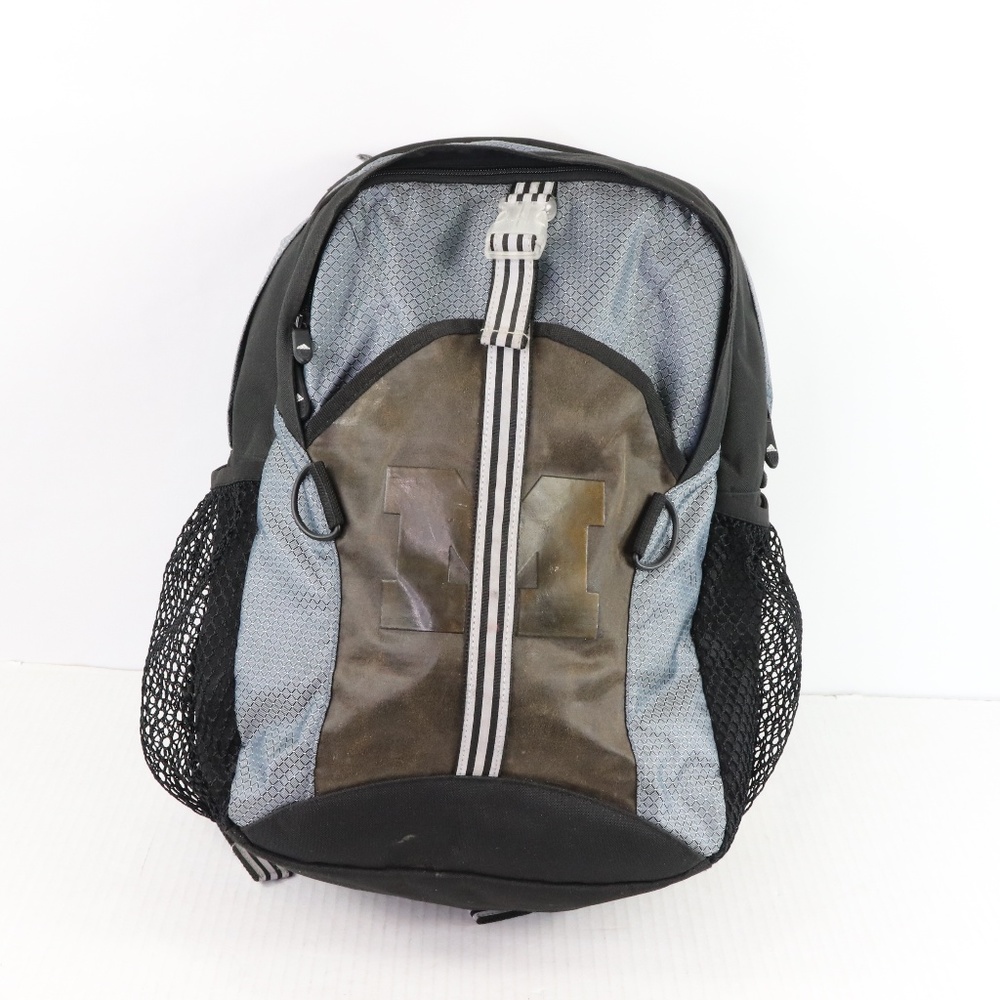 Adidas Michigan Wolverines Leather Backpack Bag